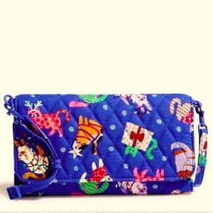 Vera Bradley | Bags | Wallet Crossbody | Catnip Christmas | Rare